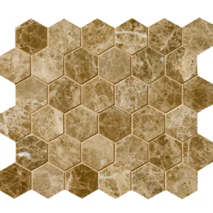 LIGHT EMPERADOR HEXAGON Marmuro Marmuras — natūralus akmuo