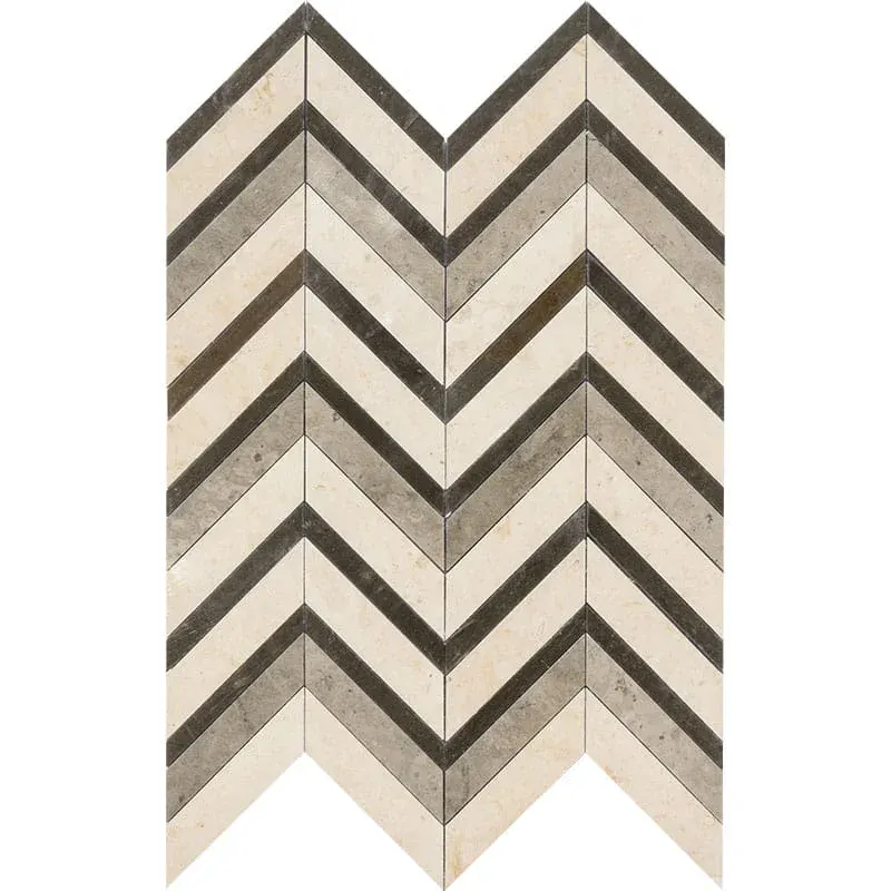BOSPHORUS CHEVRON FUSION Kalkakmenio — natūralus akmuo